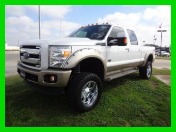 2013 ford f-250 4x4 crew king ranch 6-in lift