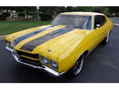 Pro tour style 1970 chevrolet chevelle "ss" cowl induction with ice cold a/c w@w