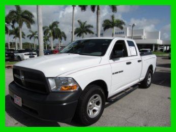 12 white 4.7l v8 crew cab 6-passenger truck *rambox cargo management *one owner