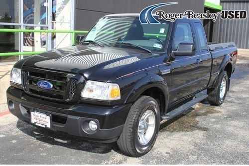 2011 ford ranger xlt extended cab pickup 4.0l automatic rwd black