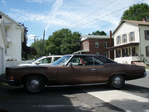 1971 pontiac catalina 2d coupe v8 400 hardtop - bronze - 27k orig miles!