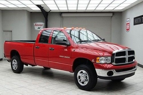 2005 dodge ram 3500 diesel 4x4 srw long bed quad cab 1 owner