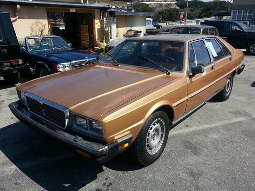 1980 maserati quattroporte base sedan 4-door 4.9l