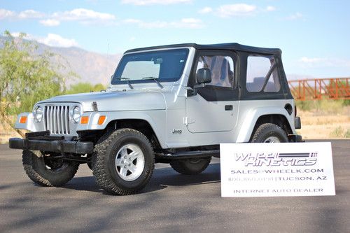 2005 jeep wrangler x 18k miles! sport utility 4.0l 4x4 4wd see video