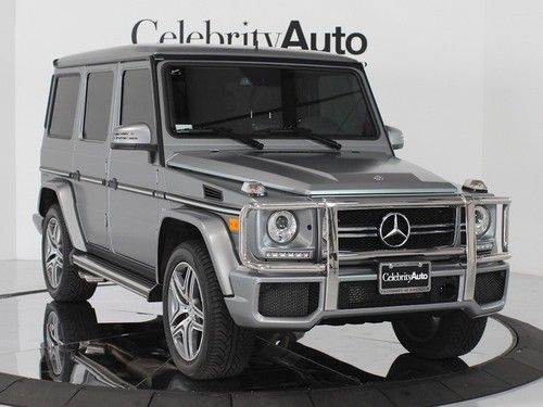 2013 mercedes benz g63 amg magno platinum matte/blk wood wheel