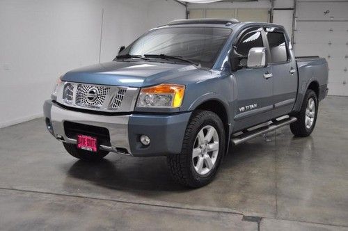 2010 blue crew 4wd short box heated leather sunroof dvd nav running boards!!