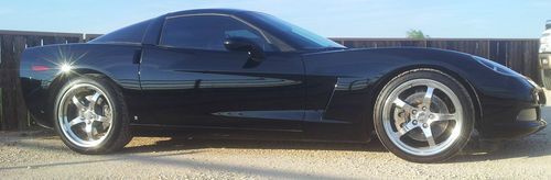 2006 chevrolet corvette z51 black ccw wheels automatic, very nice!!