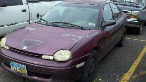 1998 plymouth neon higline 182,123 miles have key driven in