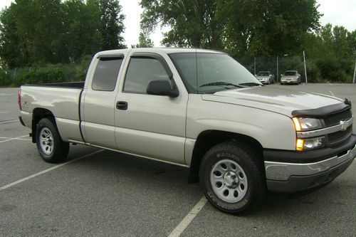 2005 chevy chevrolet silverado extended cab 4.8l v8 auto 4x4  no reserve!!