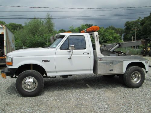 1992 f-350 super duty fully loaded 5-speed 7.3 diesel tow truck 4x4