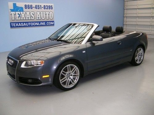 We finance!!!  2009 audi a4 2.0t convertible heated leather nav bose texas auto