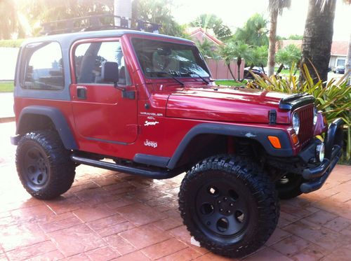 1998 jeep wrangler sport sport utility 2-door 4.0l