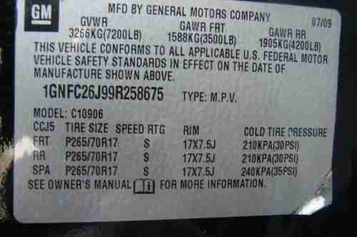 2009 Chevy Suburban 1500 LT 2LT Pkg 49K miles Original Owner, 100K warranty, US $25,900.00, image 14