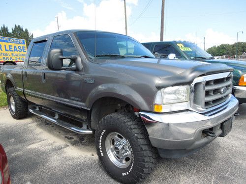 2002 ford f-250 super duty lariat crew cab pickup 4-door 7.3l