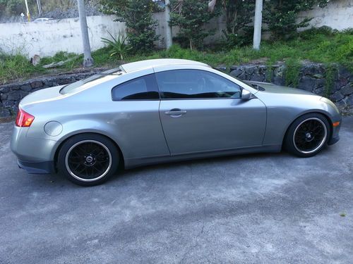 Infiniti g35 coupe 6speed jdm twin turbo black leather