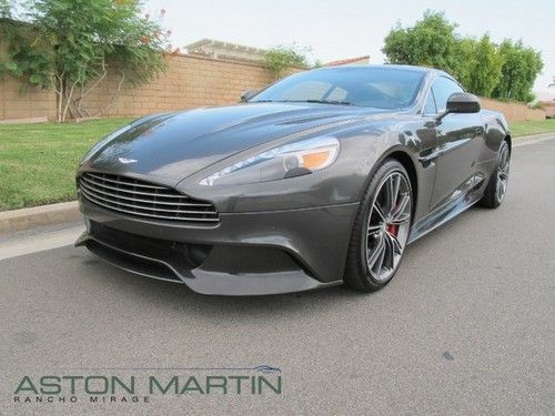 2014 aston martin vanquish 6.0l v12 meteorite silver carbon fiber 20 wheels