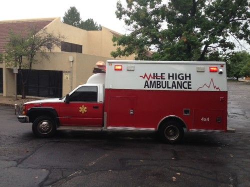 1993 Chevrolet 3500 Ambulance 4WD Quigley LOW Miles 454 V8 RV CAMPER, US $8,500.00, image 3