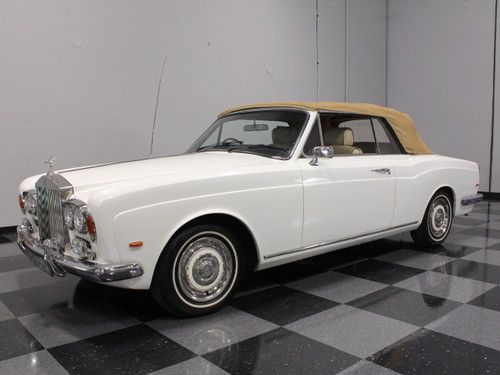 1970 rolls-royce corniche, right hand drive, wilton wool carpets, pearl white