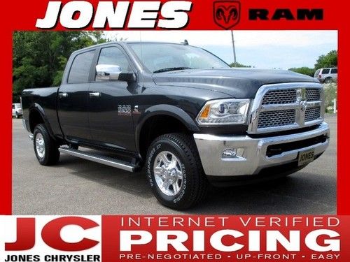 New 2013 ram 2500 4wd crew cab laramie diesel msrp $60665 maximum steel metallic