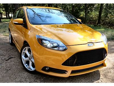 252 hp 2013 focus st tangerine scream recaro racing seats