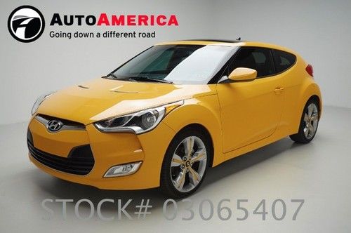 11k low miles one 1 owner clean carfax hyundai veloster orange 17 inch alloys