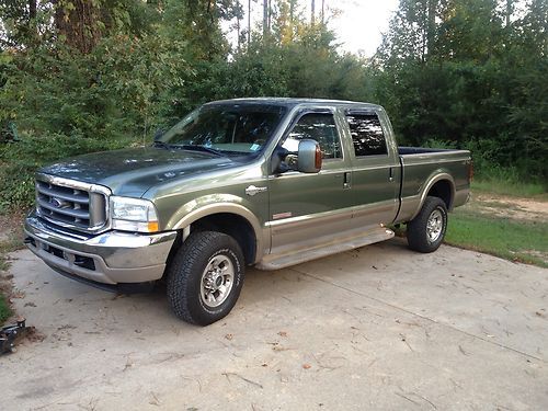 2004 ford f-250 super duty king ranch crew cab 4x4 diesel