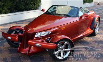 2001 chrysler / plymouth prowler roadster + many extras cargo box 22k miles
