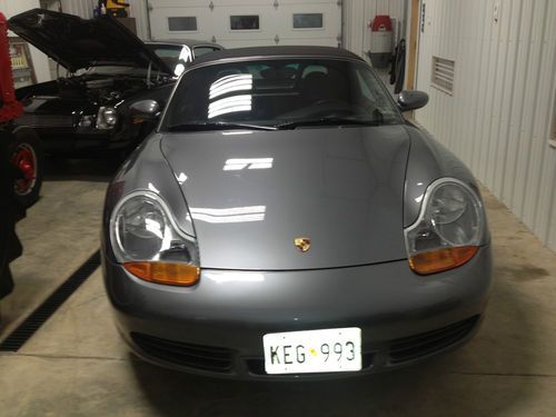 2002 porsche boxster s 6 speed gray 8520 miles  garage kept