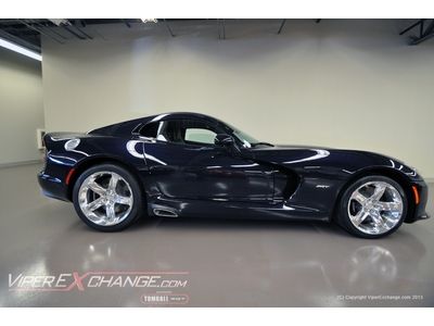 2013 shadow blue pearl srt viper grand touring package camera nav