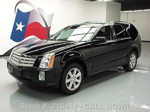 2006 cadillac srx nav htd leather blk on blk 18's 65k texas direct auto