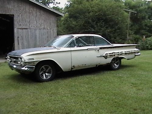 1960 impala bubble top 283 w/powerglide, drive as is or restore - no reserve