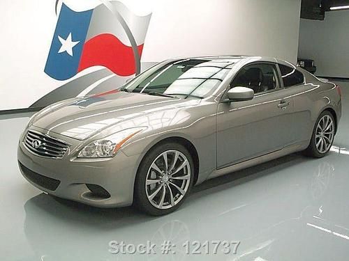 2008 infiniti g37 sport coupe 6spd sunroof nav 19's 72k texas direct auto