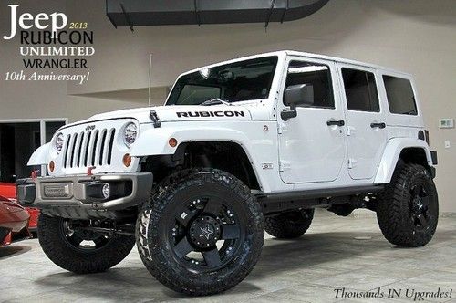 2013 jeep wrangler unlimited rubicon 10th anniversary 4x4 navigation upgrades!!!