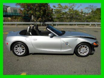 2003 bmw z4 2.5i manual rwd convertible premium repairable rebuilder easy fix!!!