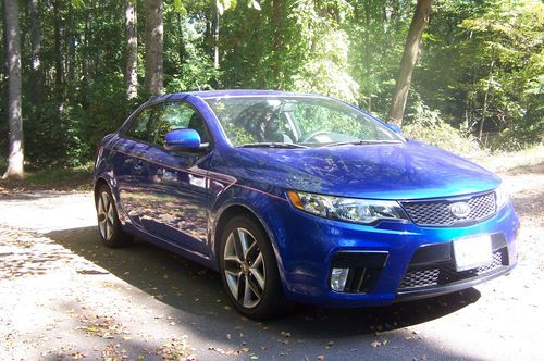 2012 KIA FORTE SX KOUP, 16K MILES, LOADED W/ SUNROOF, CORSA BLUE, US $18,500.00, image 2