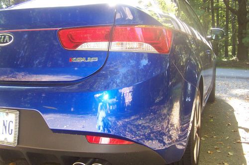 2012 KIA FORTE SX KOUP, 16K MILES, LOADED W/ SUNROOF, CORSA BLUE, US $18,500.00, image 4