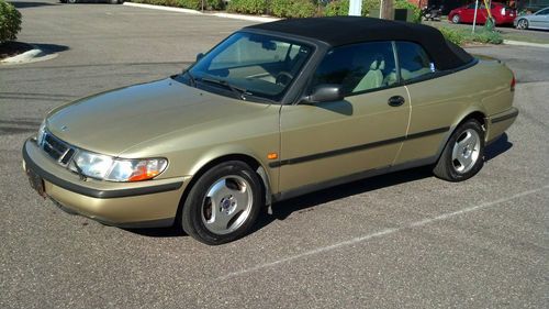 1998 saab 900s convertible leather 2dr auto