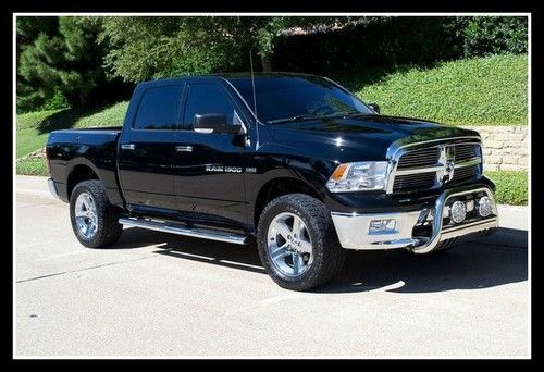 2012 ram 1500 4x4 big horn, laramie options, leather, navigation, bluetooth, cam