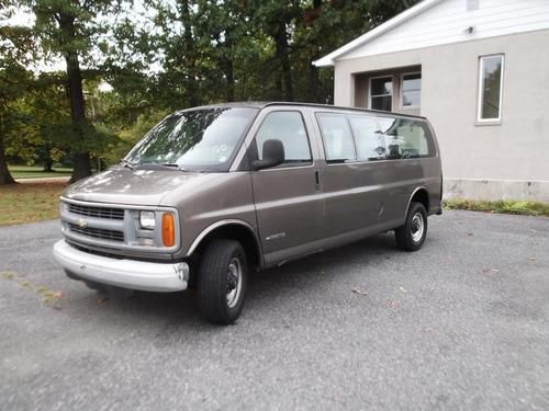 1999 chevrolet express 3500 base extended passenger van 3-door 5.7l