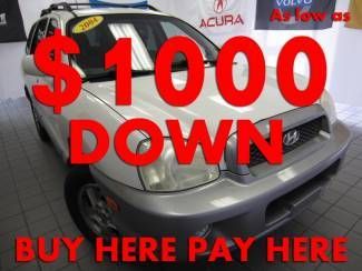 2004(04) hyundai santa fe gls beautiful white! power windows &amp; locks! save big!!