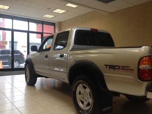 2001 toyota tacoma double cab 4x4 v6 sr5 pkg,trd off road-carfax perfect
