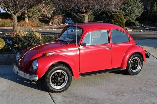 No reserve! 1974 volkswagen super beetle base sedan classic no reserve!