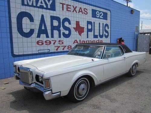 1970 lincoln continental base 7.5l