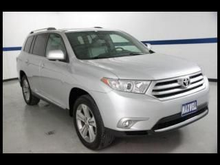 12 toyota highlander v6 limited leather, sunroof, navigation, we finance!