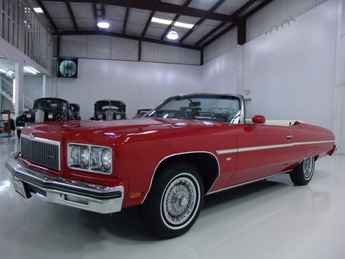 1975 chevrolet caprice convertible, factory air conditioning extremely original