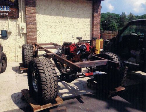 Custom built dodge power wagon frame &amp; driveline