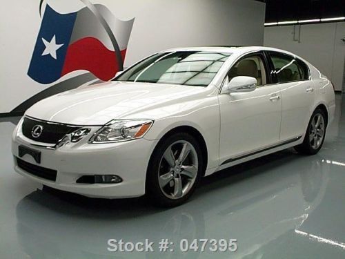 2010 lexus gs350 sunroof nav rear cam climate seats 26k texas direct auto