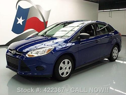 2012 ford focus s sedan automatic cd audio 1-owner 10k texas direct auto