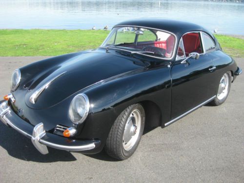 1960 porsche 356 b coupe daily driver in excellent condition black coa original