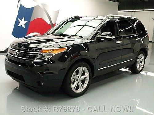 2013 ford explorer ltd 7-pass leather rear cam 20&#039;s 13k texas direct auto